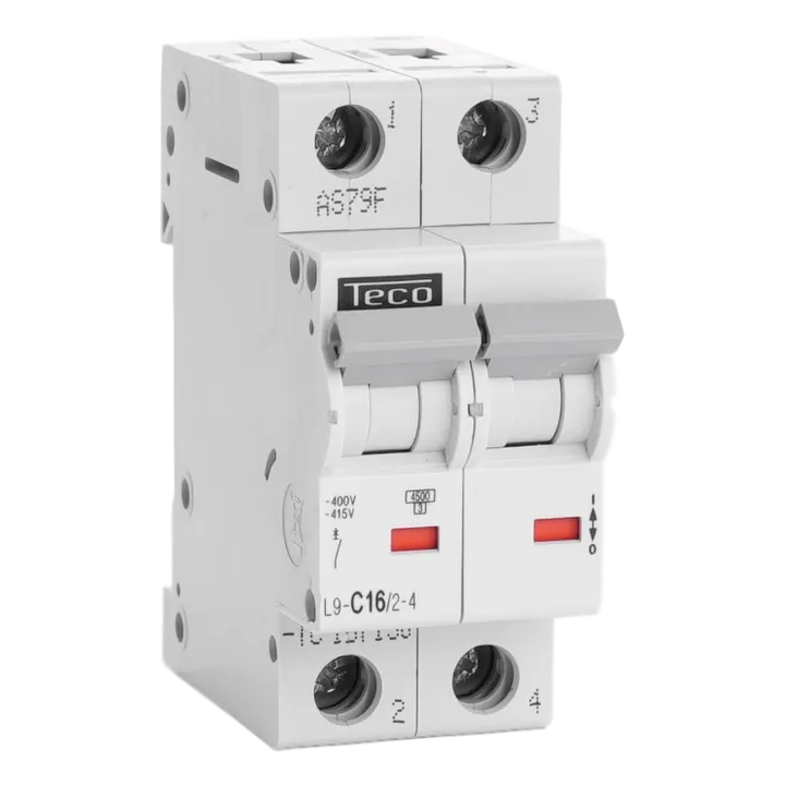 Disjoncteur Teco DIJ 16A bipolaire
