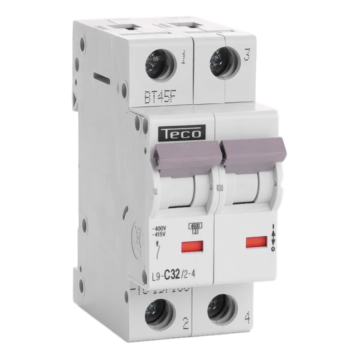 Disjoncteur Teco DIJ 32A bipolaire