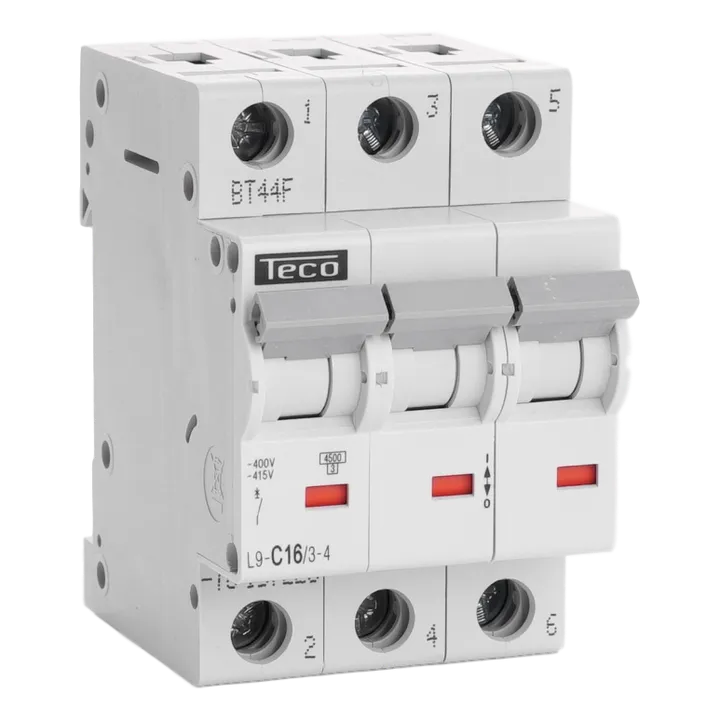 Disjoncteur Teco DIJ 16A tripolaire