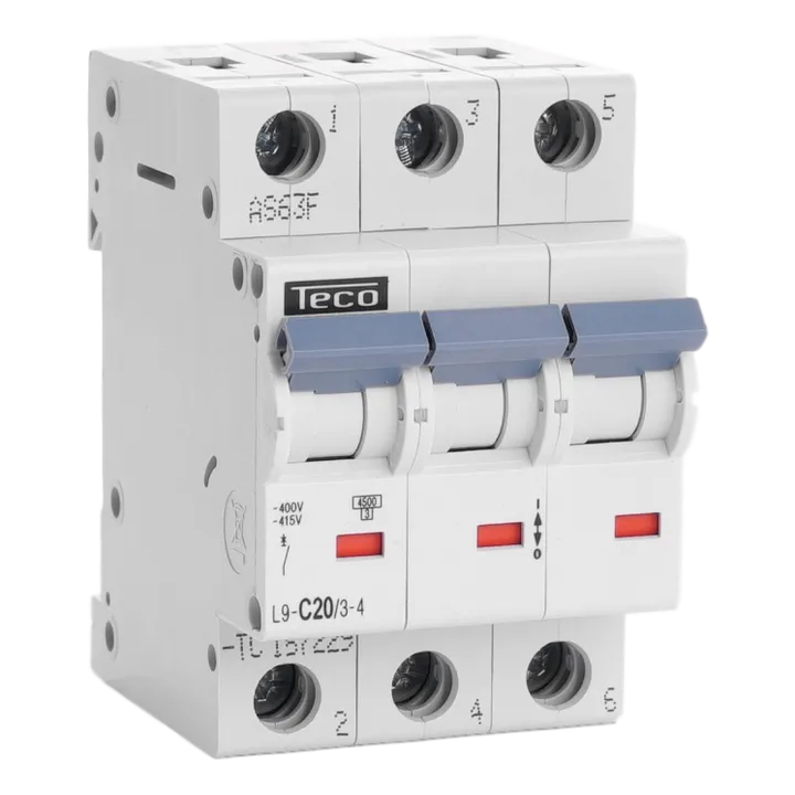 Disjoncteur Teco DIJ 20A tripolaire